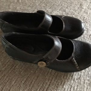 Leather Mary Janes